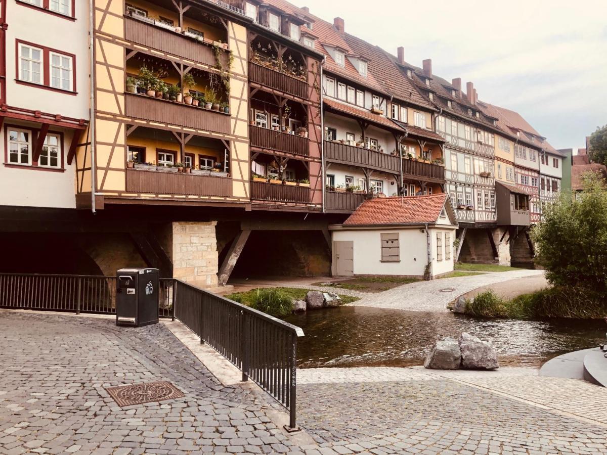 Ferienwohnungen Mey Haus Zum Rosenstock Erfurt Dış mekan fotoğraf