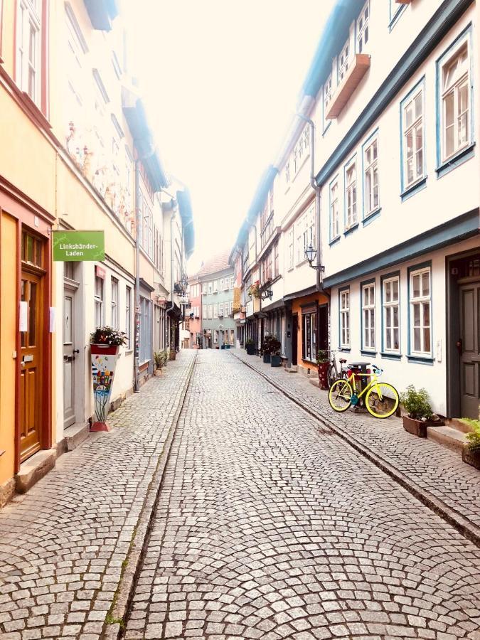 Ferienwohnungen Mey Haus Zum Rosenstock Erfurt Dış mekan fotoğraf