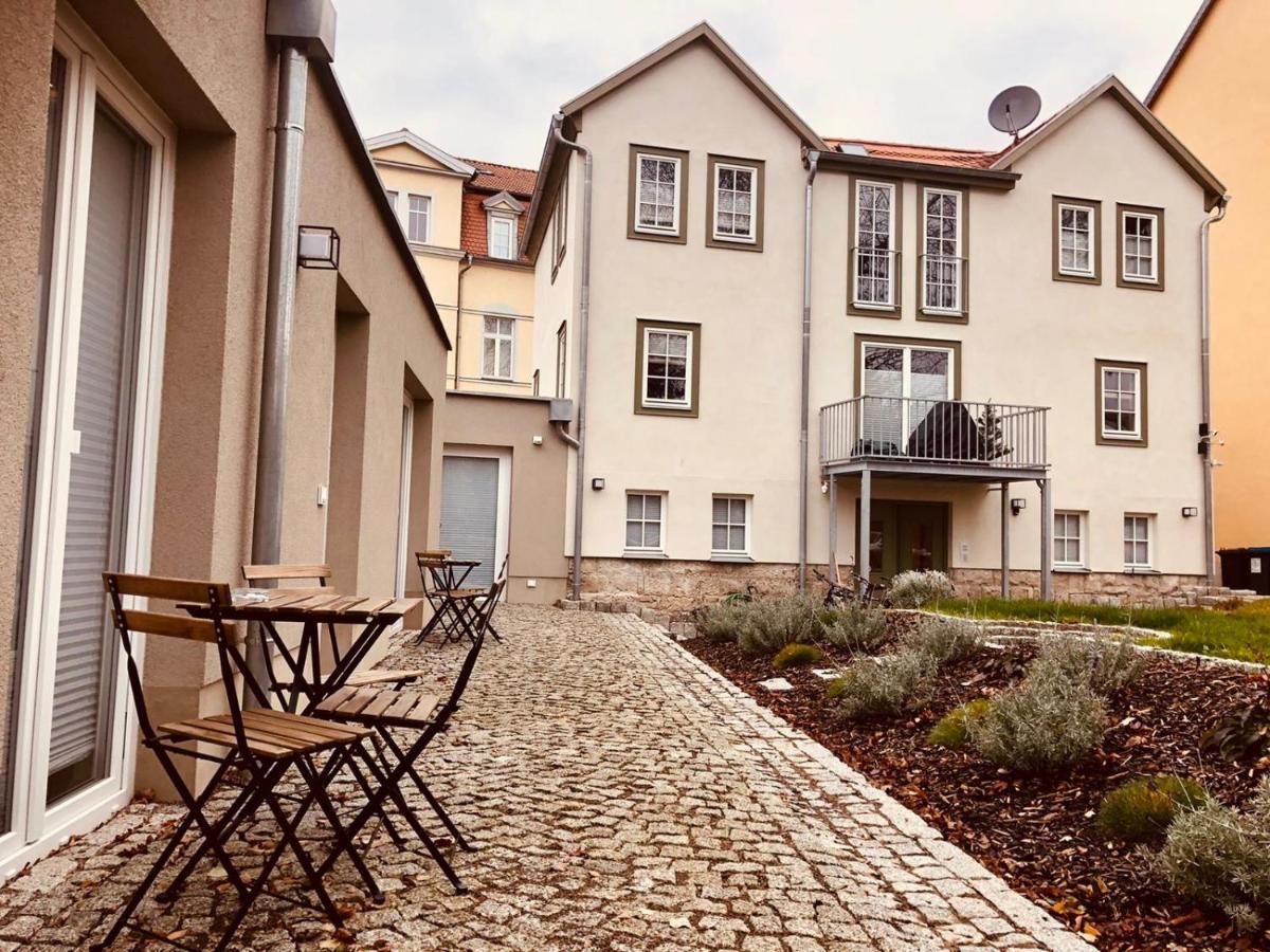 Ferienwohnungen Mey Haus Zum Rosenstock Erfurt Dış mekan fotoğraf