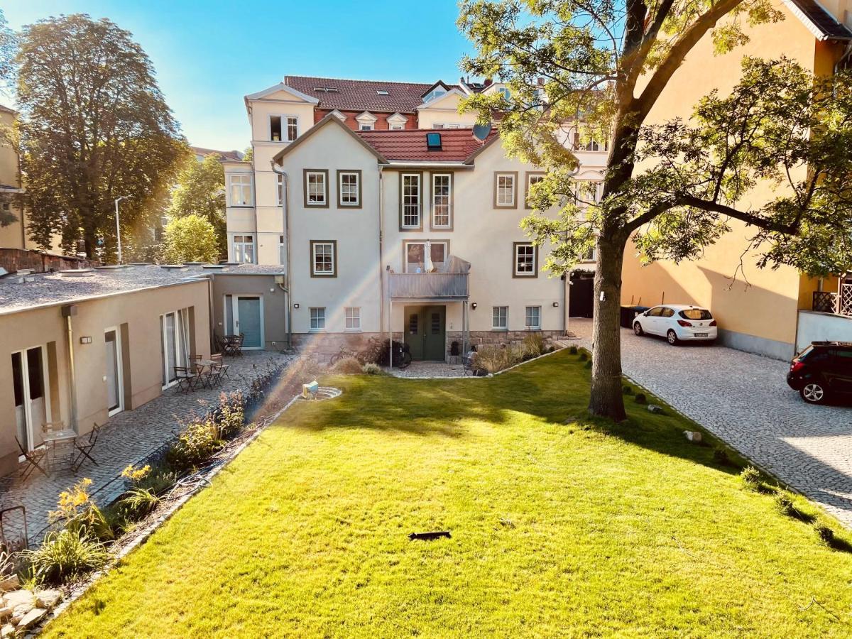 Ferienwohnungen Mey Haus Zum Rosenstock Erfurt Dış mekan fotoğraf